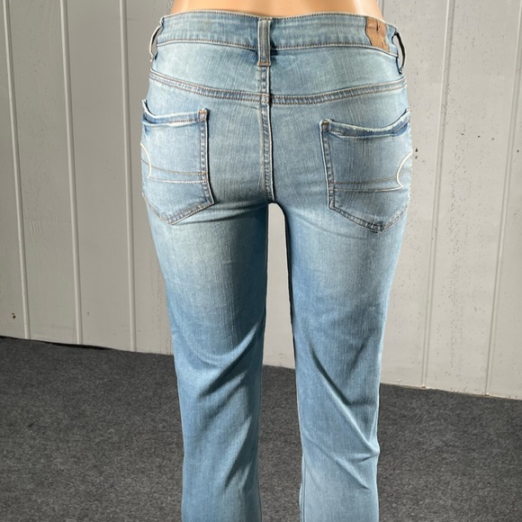 *American Eagle Outfitters Women's Light Washed Super Stretch Jegging Sz… - Picture 6 of 15